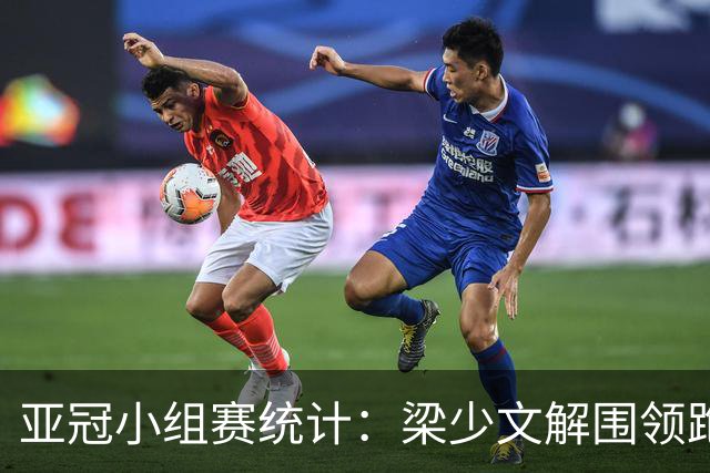 亚冠小组赛统计：梁少文解围领跑 陈日金拦截第一